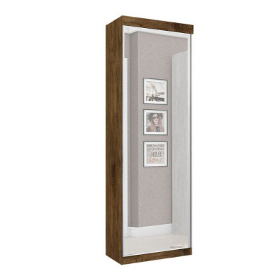 Mueble Zapatero con Espejo 1 Puerta Thor J&A Jequitiba