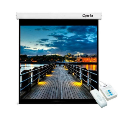 Pantalla para Proyector Quanta Eléctrica QTTLE100 220V