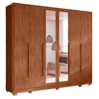 Ropero de 6 Puertas y 6 Cajones con Espejo Fascinio