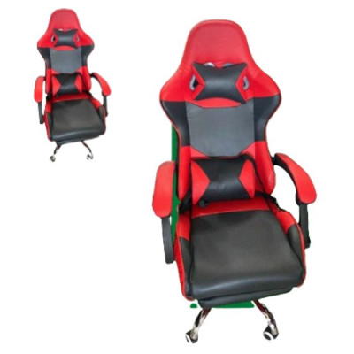 Silla Gamer Simple Rojo máx. 110Kg con Almohadillas