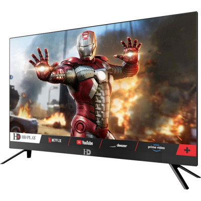 Smart TV 43 HD Play FHD Frameless 2 USB 1GB RAM 2 HDMI 2.0