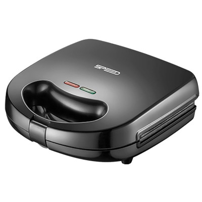 Sandwichera SPEED 3 en 1 cerámica 2 panes 750W Negro