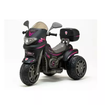 Moto Infantil Biemme Sprint Turbo Preta Girl Hasta 35Kg