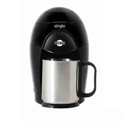 Cafetera Tokyo Personal Single 350W Con Taza Acero Inox