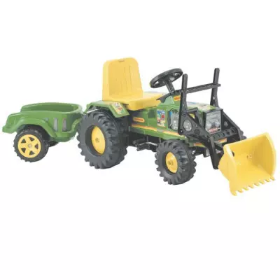 Tractor Infantil Biemme Farmer Verde Con Pala Y Cubo