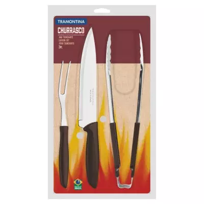 Juego Para Asado Tramontina Plenus 3 Piezas - T23498Q
