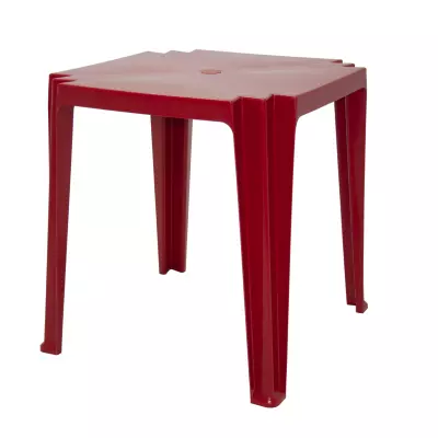 Mesa Tramontina Tambau Plastico Rojo -T923142