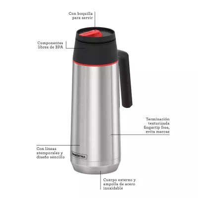 Termo Tramontina Inox 1 Litro Con Pico - T616403