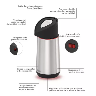 Termo Tramontina Exata Sifon 1.2L-T616411