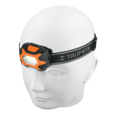 Linterna De Cabeza Truper 1 Led 150Lm 3 Pilas Aaa Ip 44