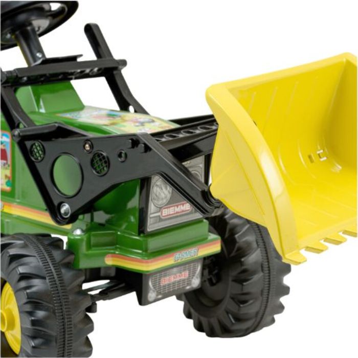Tractor Infantil Biemme Farmer Verde con Pala y Cubo