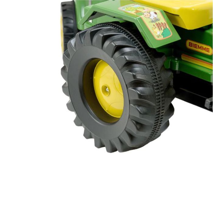 Tractor Infantil Biemme Farmer Verde con Pala y Cubo