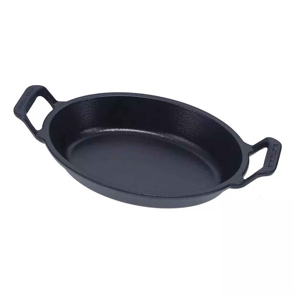 Cazuela De Hierro Fundido Victoria Ovalada Precurada Vt-39028